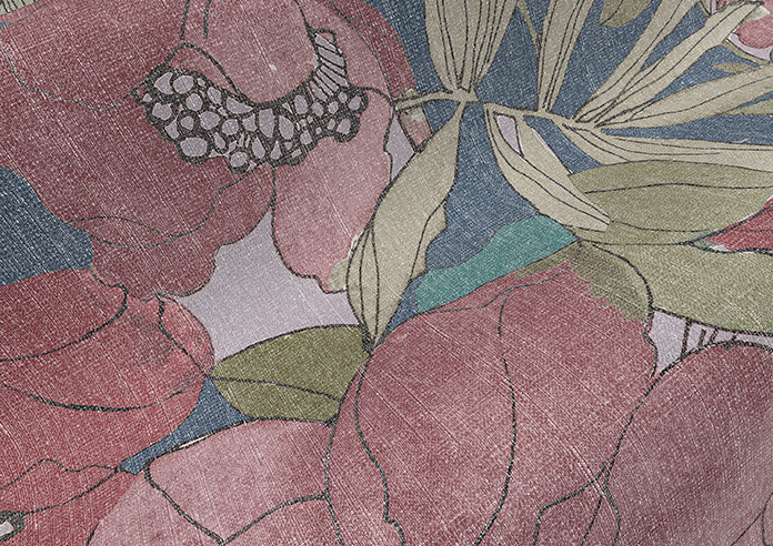 Maisie, Cherry - Roman Blind - Image 4